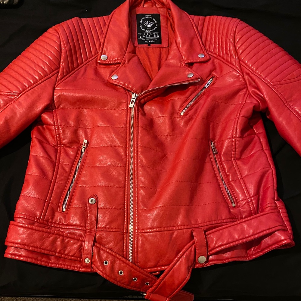 Red Leather Jacket (Men)